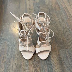 Steve Madden Blush Lace Up Heels